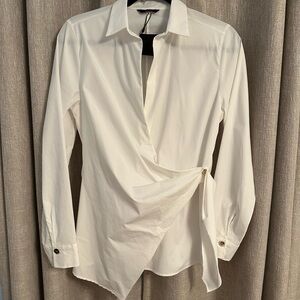 Massimo Dutti White Blouse, NWT